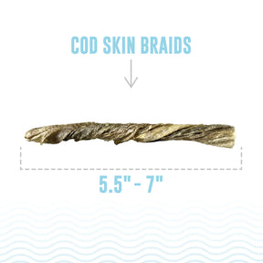 Icelandic+ Cod Skin Braids Hand Wrapped