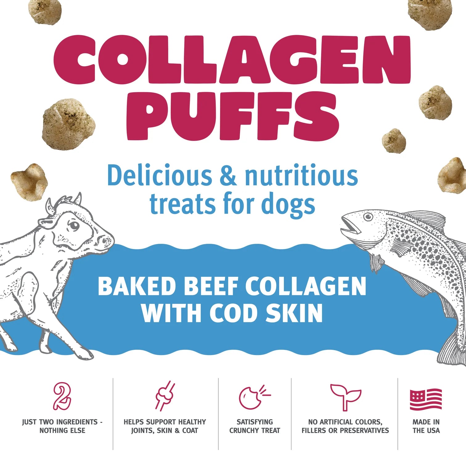 Icelandic+ Collagen Puffs Cod-Baked Beef