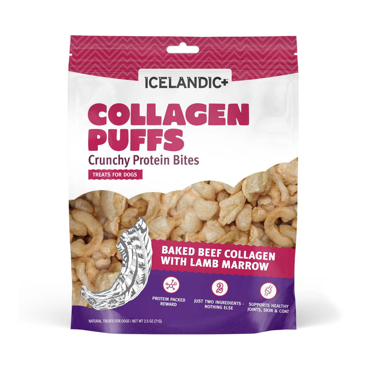 Icelandic+ Collagen Puffs Baked Beef Collagen With Lamb Marrow