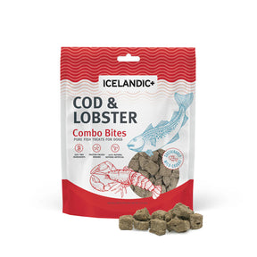 Icelandic+ Combo Bites Cod & Lobster Pure Fish Treats For Dogs