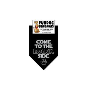 FunDog Bandanas - Dog Bandana Come to the BARK Side
