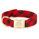 Dog Collar Buffalo Check