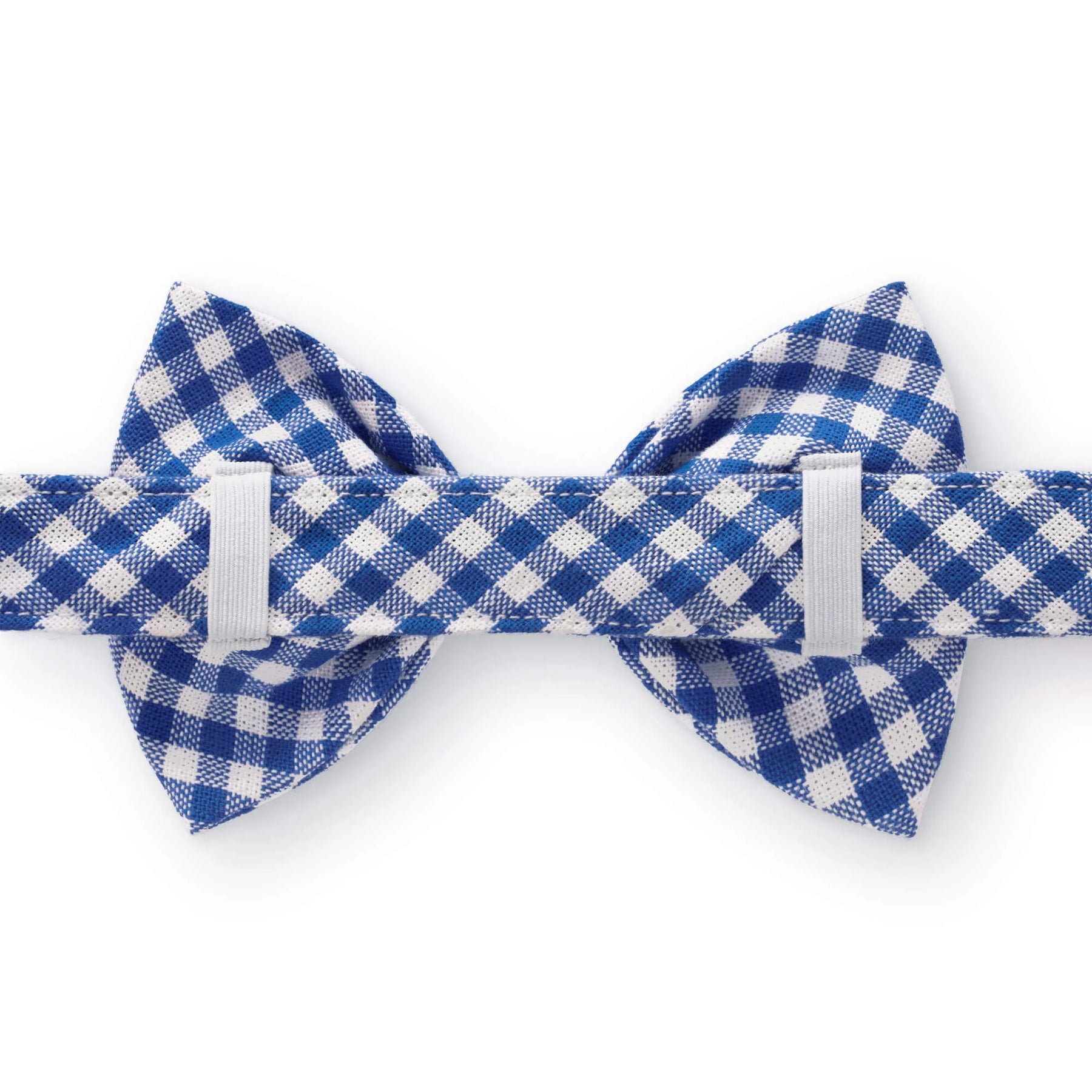 Dog Bow Tie Lake Blue Gingham