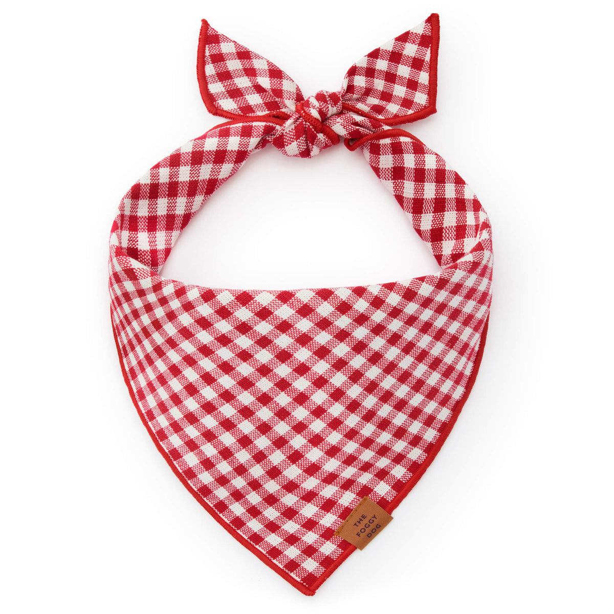 The Foggy Dog - Bandana Dog Red Gingham Summer