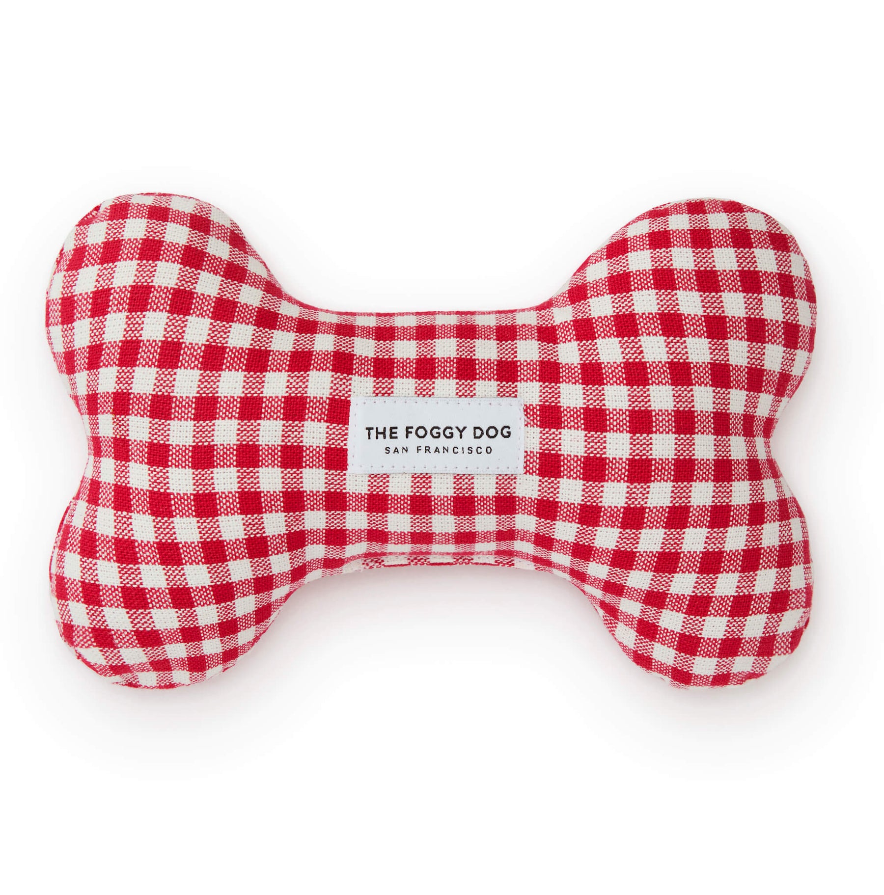 Dog Toy Red Gingham