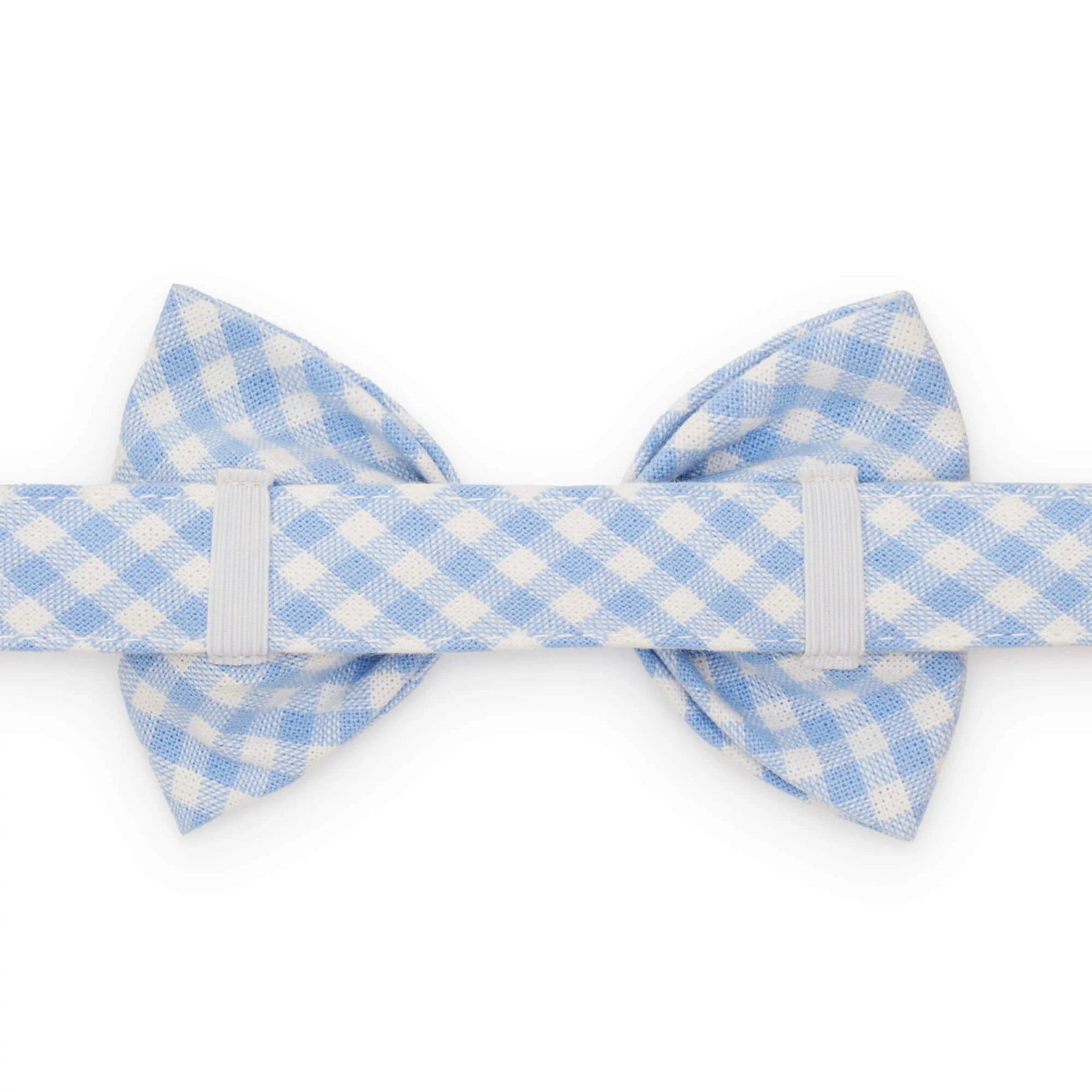 Foggy Dog - Dog Bow Tie Sky Blue Gingham