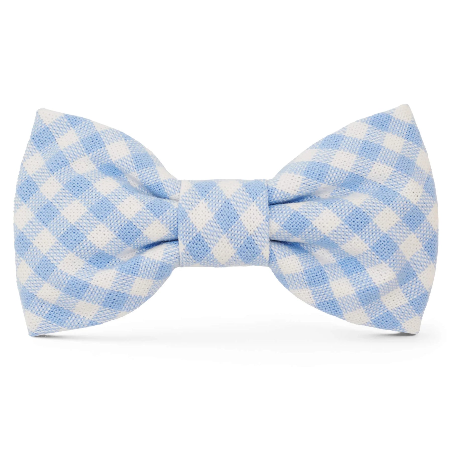 Dog Bow Tie Sky Blue Gingham