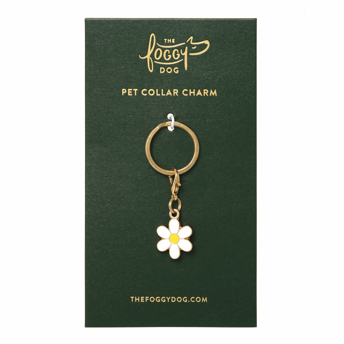 The Foggy Dog - Collar Charm Daisy