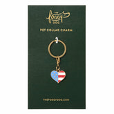 The Foggy Dog - Collar Charm I Heart America Summer