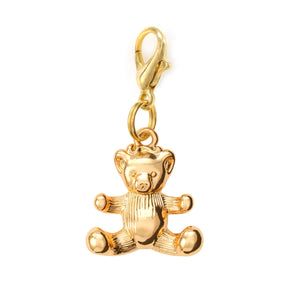 The Foggy Dog - Collar Charm Gold Bear