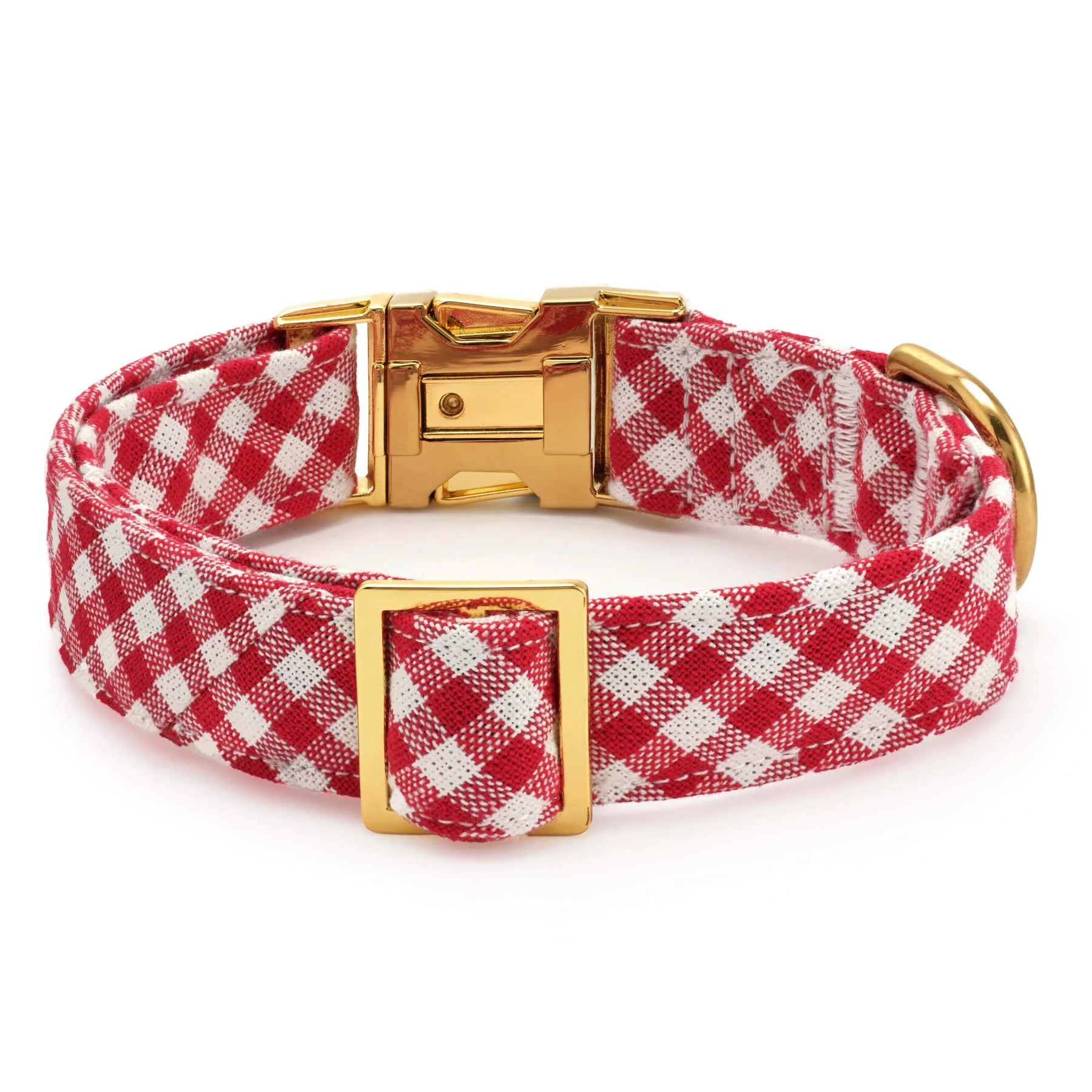 Dog Collar Red Gingham