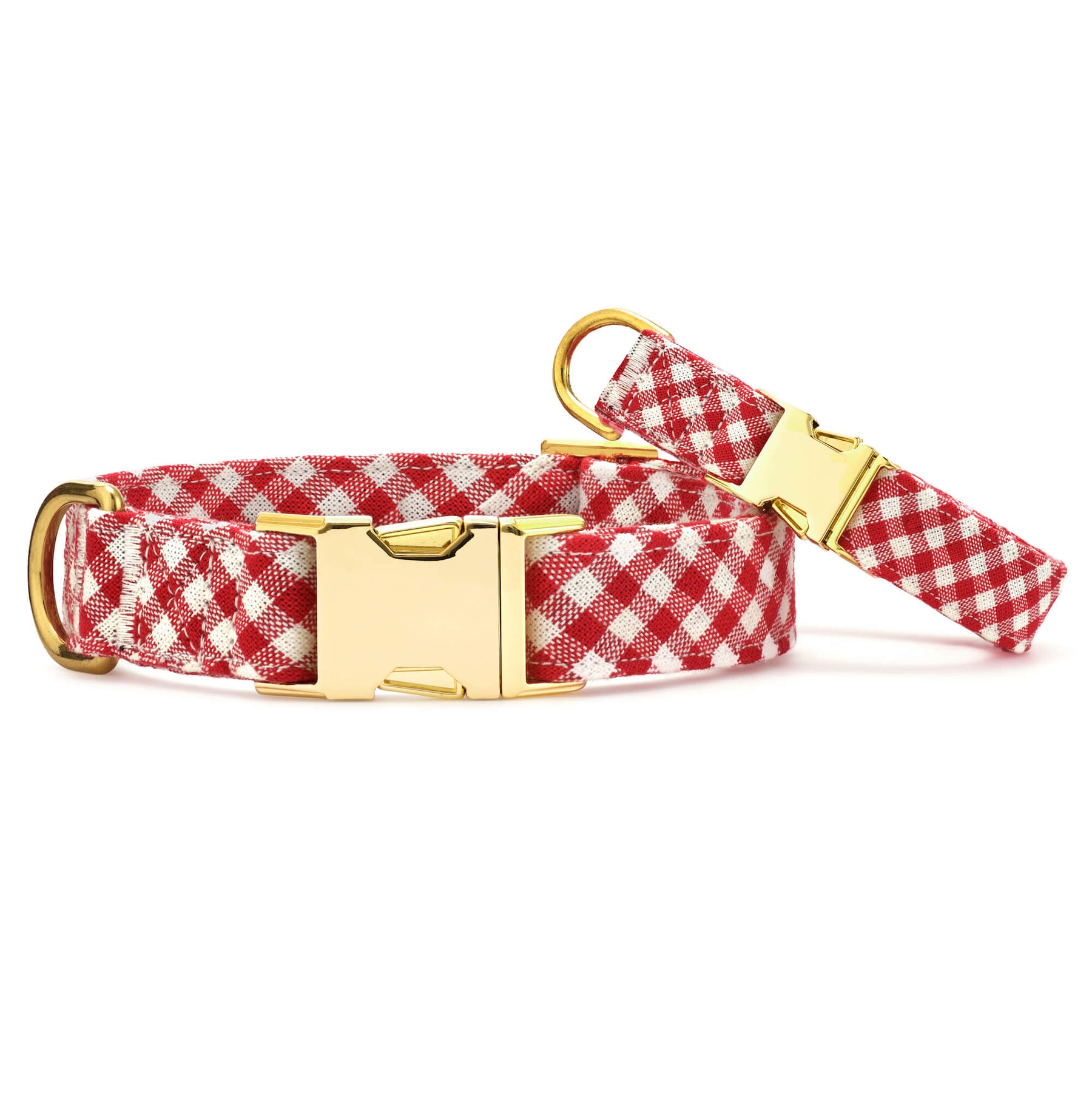 Dog Collar Red Gingham