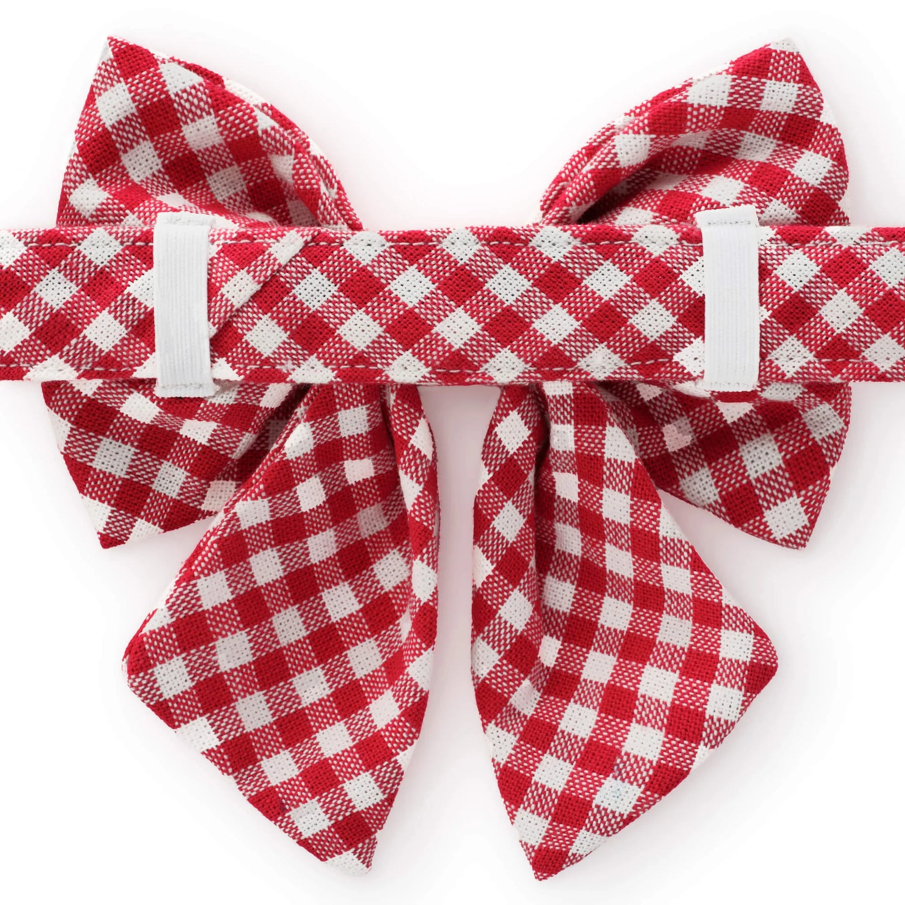 The Foggy Dog - Lady Dog Bow Red Gingham