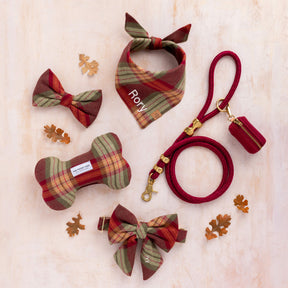 Dog Collar Orchard Plaid