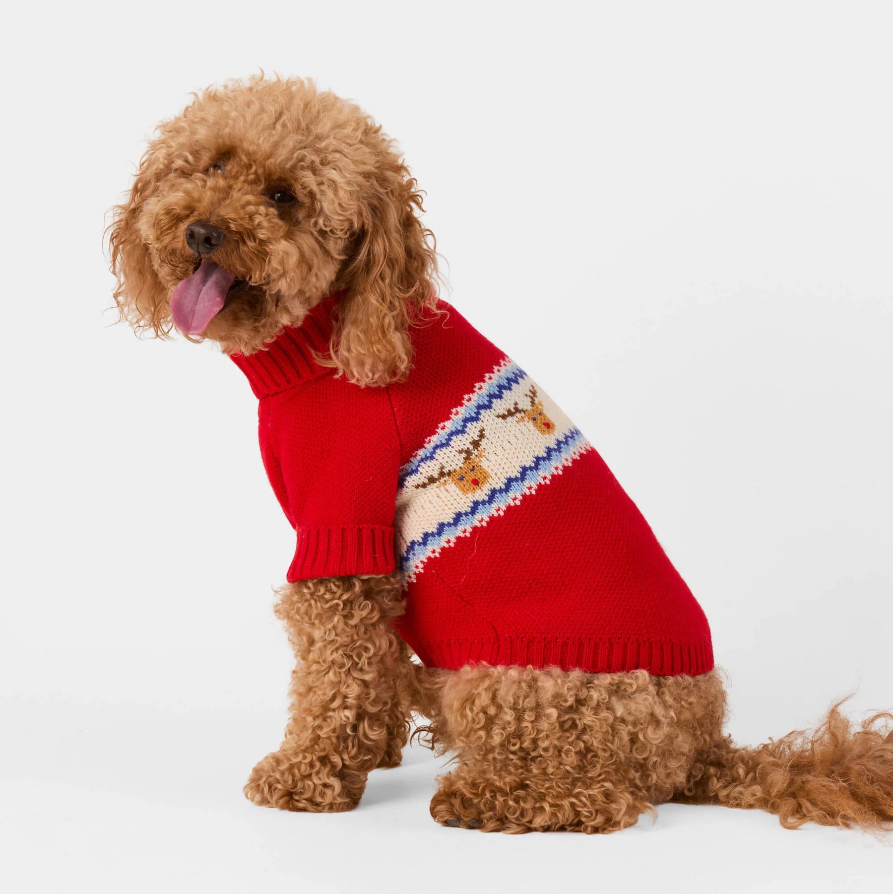 Foggy Dog - Dog Sweater Reindeer