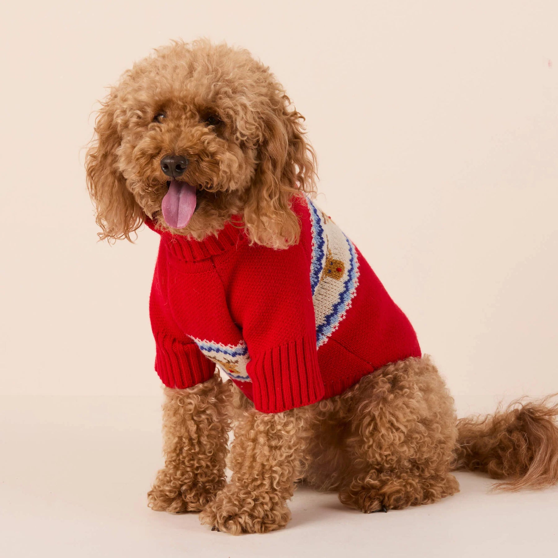 Foggy Dog - Dog Sweater Reindeer