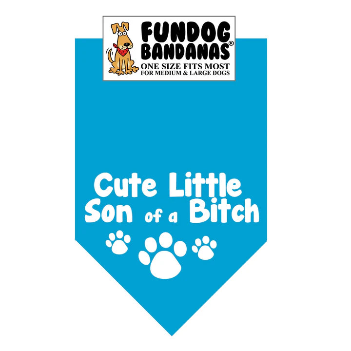 FunDog Bandanas - Dog Bandana Cute Little Son of a Bitch