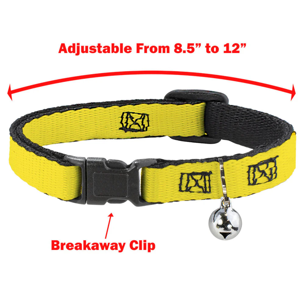 Buckle Down - Cat Collar Breakaway with Bell, Lightning McQueen