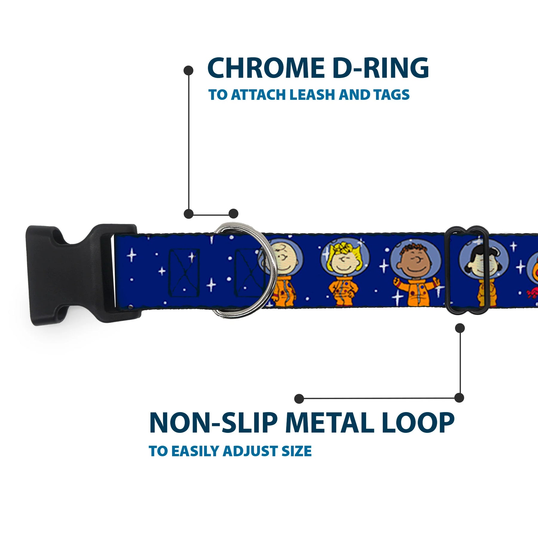 Buckle Down - Collar Nylon Adjustable Peanuts Gang
