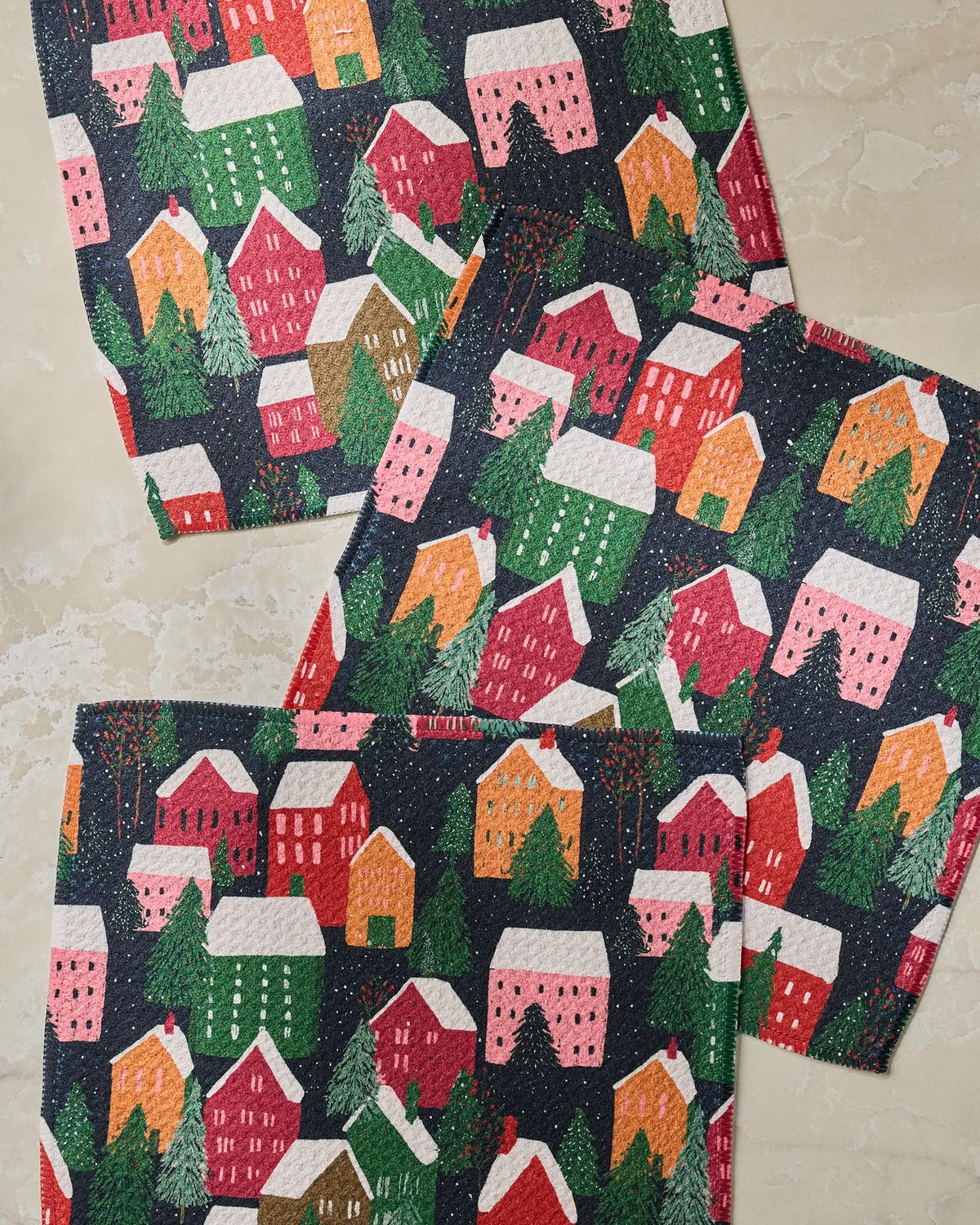 Geometry - Dishcloth Set Alpine Village