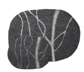 Dharma Dog Karma Cat - Pet Mat River Stone Wool Dark Grey