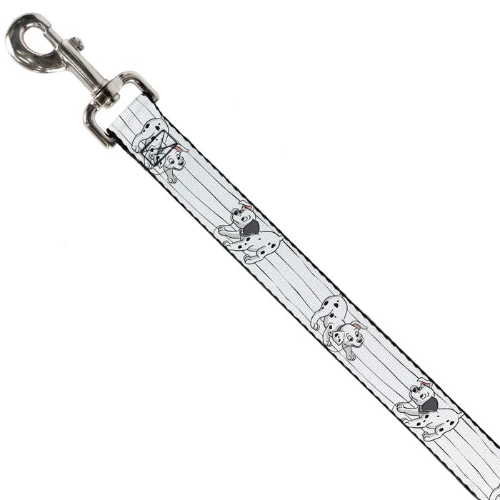 Buckle Down - Lead Nylon One Hundred & One Dalmations Puppies Playing