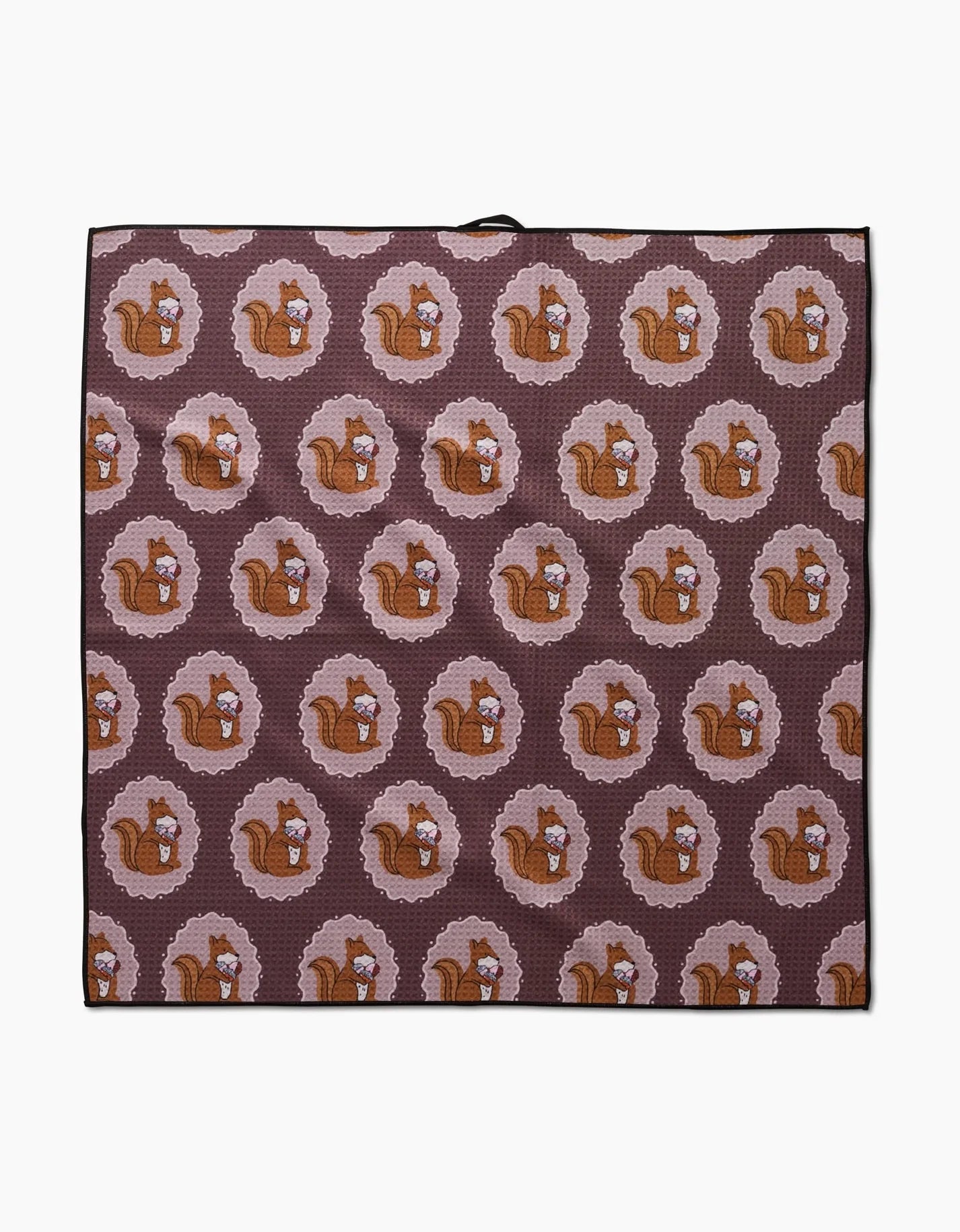 Geometry - Paw Towel Squirrels Brown
