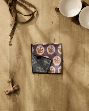 Geometry - Paw Towel Squirrels Brown
