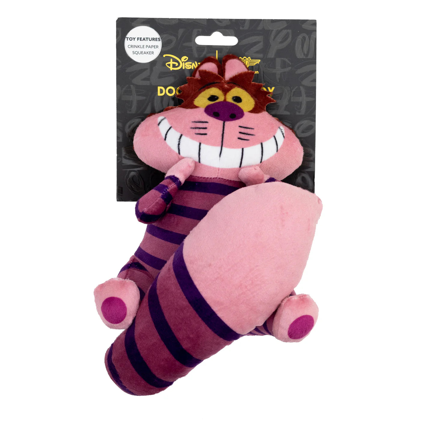 Buckle Down - Dog Toy Squeaker Plush Alice in Wonderland Cheshire Cat