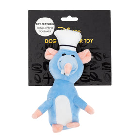 Buckle Down - Dog Toy Squeaker Plush Ratatouille Chef Remy