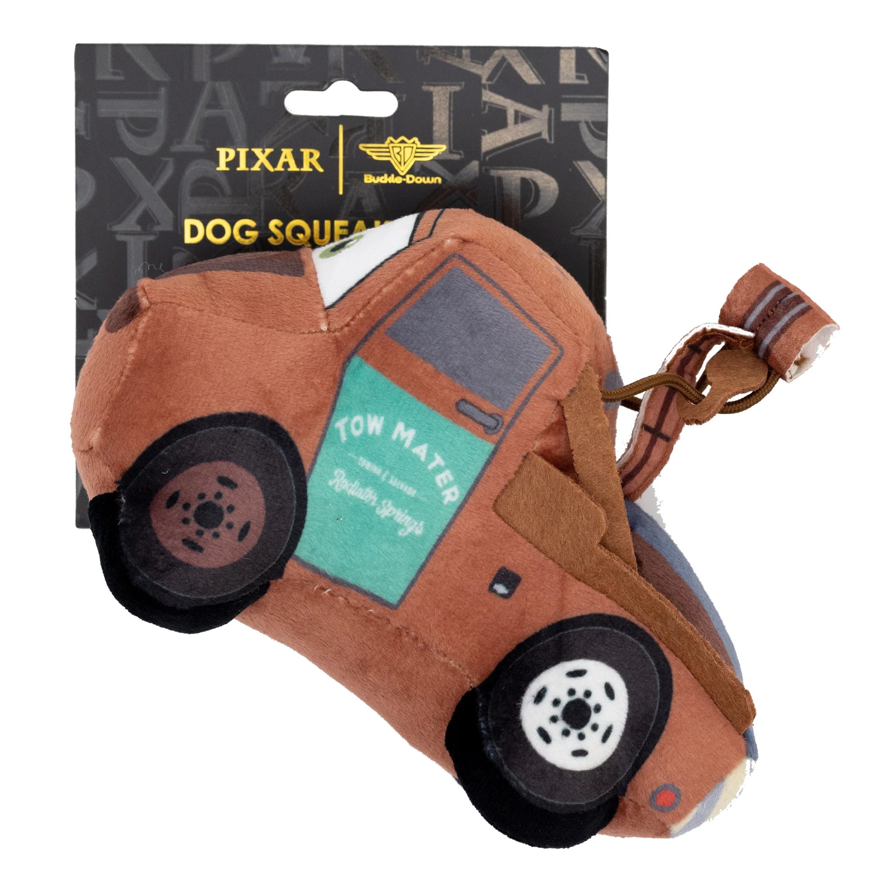Buckle Down - Dog Toy Squeaker Plush Pixar Tow Mater
