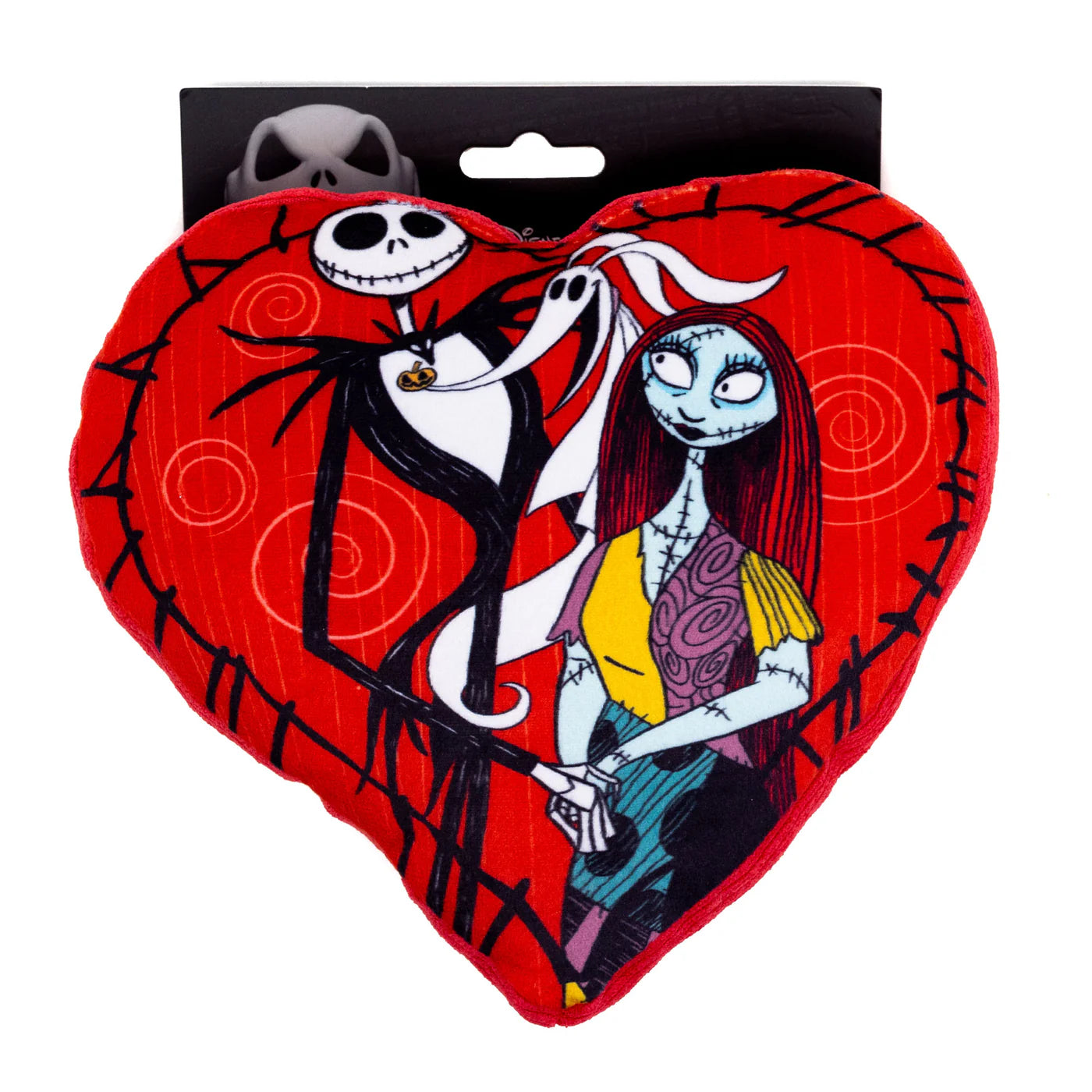 Buckle Down - Dog Toy Squeaker Plush Nightmare Before Christmas Jack & Sally Heart Pose