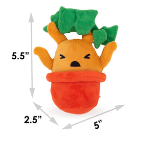 Buckle Down - Dog Toy Plush Squeaker Harry Potter Mandrake Root Charm