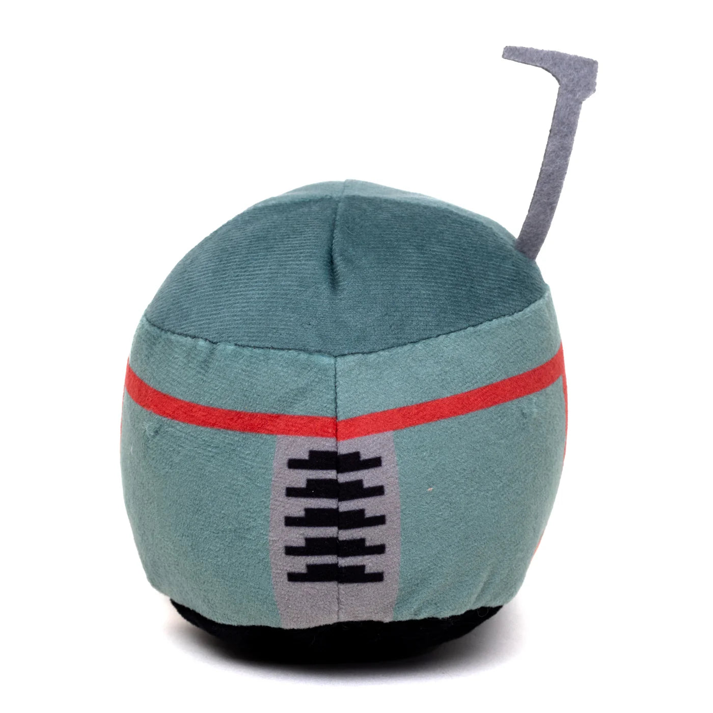 Buckle Down - Dog Toy Squeaker Plush Boba Felt Helmet Green