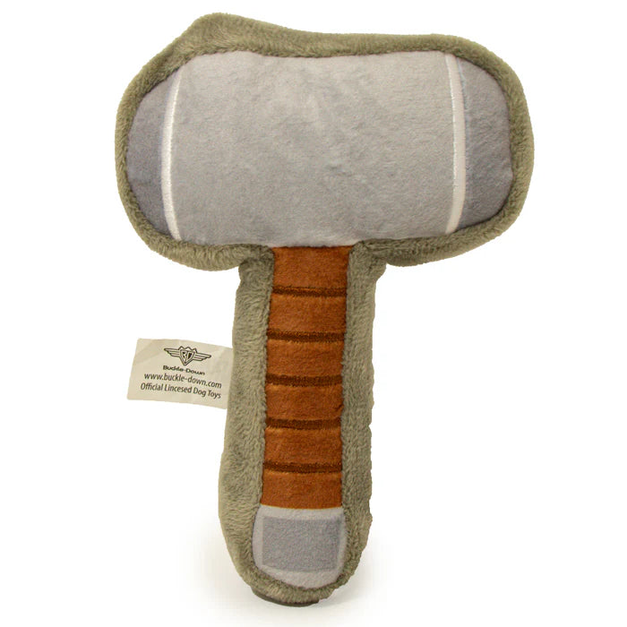 Buckle Down - Dog Toy Squeaker Plush Thor’s Hammer