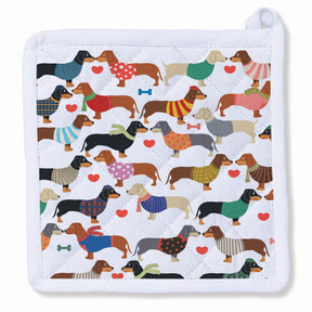 Naked Decor - Dachshund Doxie Nation Two Sided Potholder