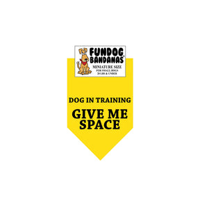 FunDog Bandanas - Dog Bandana Dog in Training GIVE ME SPACE
