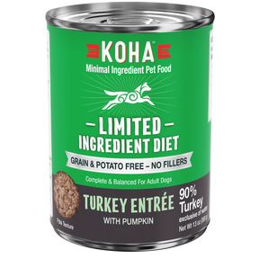 KOHA - Limited Ingredient Diet -  Turkey Entree for Dogs