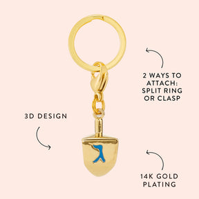 The Foggy Dog - Collar Charm Dreidel