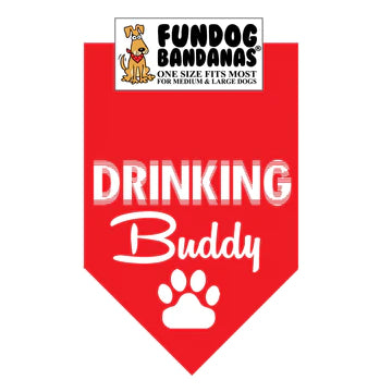 Dog Bandana Drinking Buddy