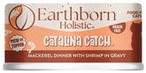 Earthborn Holistics - All Cat Breeds, All Life Stages Catalina Catch, Mackerel Dinner with Shrimp in Gravy Recipe Canned Cat Food