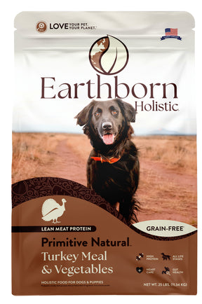 Earthborn Holistic - All Breeds, Adult Dog Primitive Natural Recipe Dry Dog Food