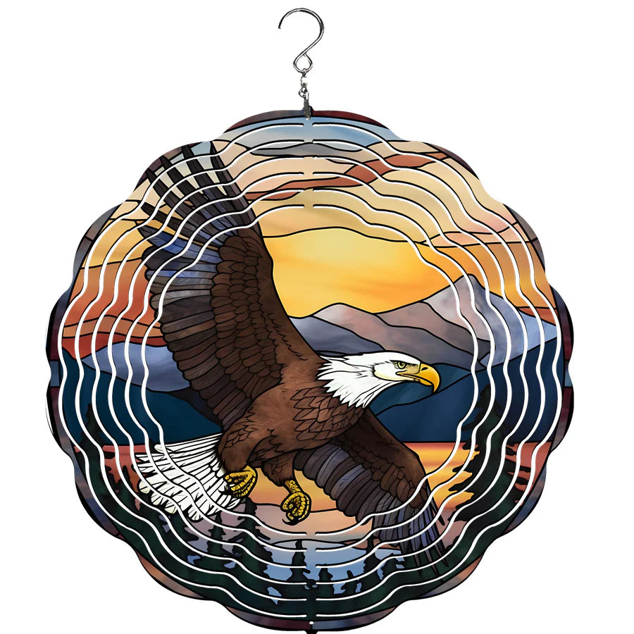 Traci's Fun Creations - Wind Spinner Eagle In Flight