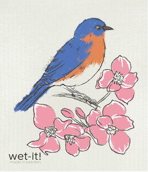 Wet-it! - Eastern Bluebird Swedish Cloth