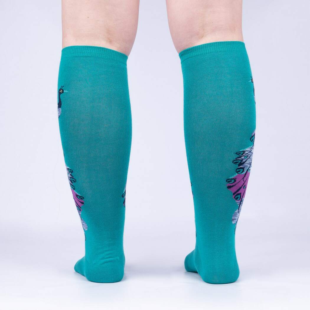 Sock It To Me -  Knee High Socks A Fan-tastic Tail