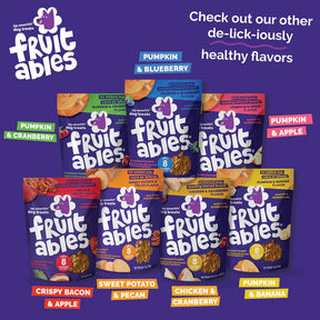 Fruitables - Pumpkin & Banana Crunchy Dog Treats