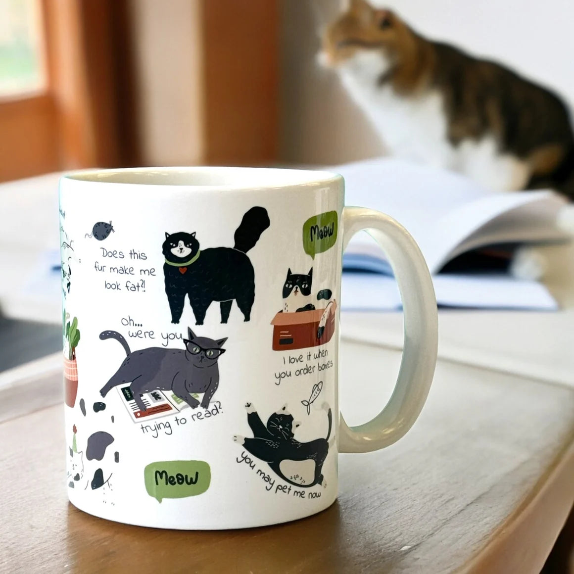 Fly Paper Products - Mug Feisty Felines Cats
