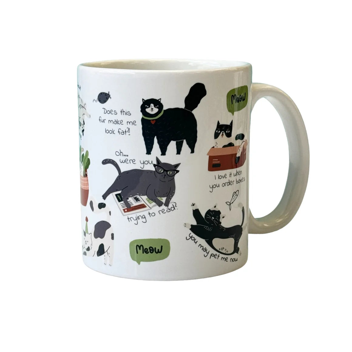 Fly Paper Products - Mug Feisty Felines Cats