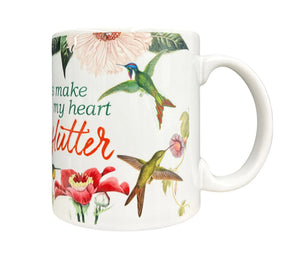 Fly Paper Products - Mug Books Make My Heart Flutter