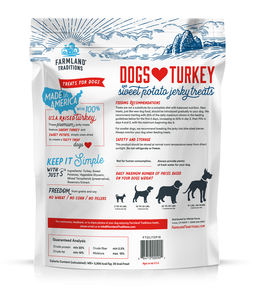 Jerky Treats Dogs Love Turkey & Sweet Potato Treats for Dogs
